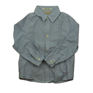 Scotch Shrunk Boys Blue | White Button Down Long Sleeve size: 4T